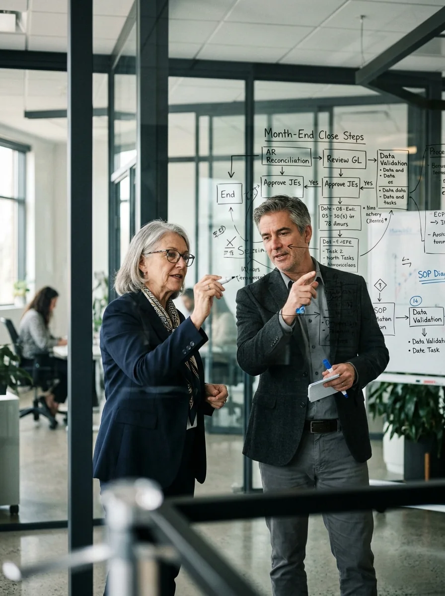 Business process optimization, standard operating procedures, and operational systems design